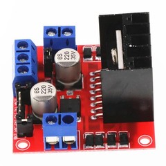 For L298N Dual H-Bridge DC Motor Driver Module with 5V Regulator Support
