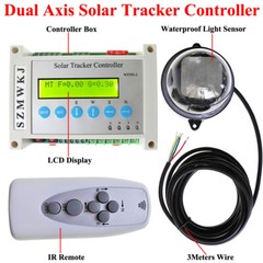 Dual Axis Solar Tracker Controller +Relay Module for Solar Panel Track System EL