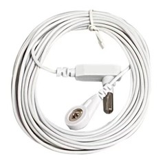 Adequate Reach 30cm Copper Grounding Rod Alongside Two Connecting Wires