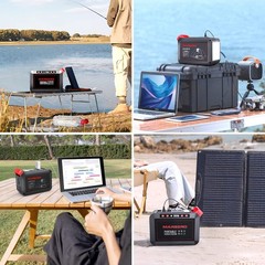 MARBERO 200W Portable Power Station 148Wh Camping Solar Generator Laptop Powe…