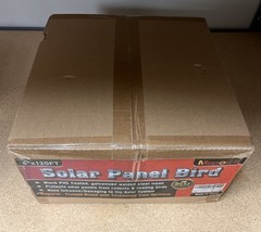 6″x120FT PVC Coated Galvanized Steel Black Solar Panel Bird Proofing Mesh Screen