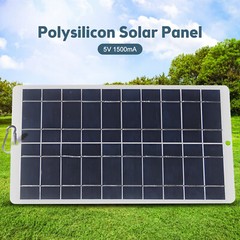 8 Watt Solar Panel – IPX6 Waterproof 5 Volt Monocrystalline Solar Panel 19% F5C7