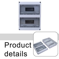 Dustproof and Rainproof ABS Plastic Distribution Box Designed for Applications