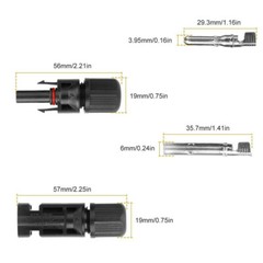 20 Pairs 30A Male Female M/F DIY Solar Panel Wire Cable Connectors Waterproof