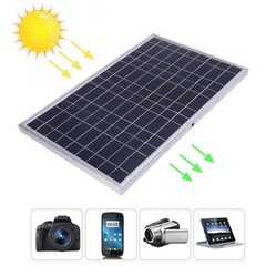 Solar Panel Controller Kit 100W Aluminum Frame Solar Panel Charger And 12V