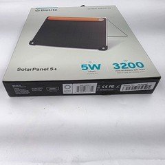 BioLite, SolarPanel 5+ Ultraslim 5-Watt Solar Panel – 3,200 mAh Battery 13.8 oz