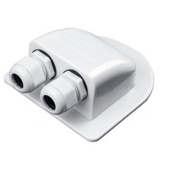 Solar Cable Entry Gland, Waterproof Solar Double Cable Connector Cover Solar Pho