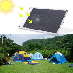 Solar Panel 7.8 W Ultra Thin Monocrystalline Silicon Solar Panel Charger USB Por