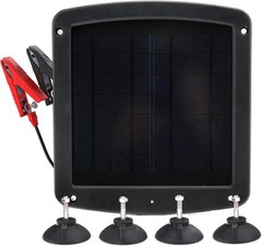 5 Watt Solar Panel 12V Battery Charger W/ Charge Controller IP67 Weatherproof