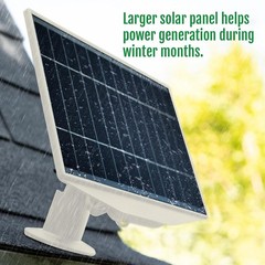 Leaf10 8W Solar Panel For Ring Outdoor Cam, Stick Up Cam & Spotlight Cam –