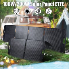 LINEBA 400W 200W 100W Watt Solar Panel oldable Monocrystalline For Generator RV