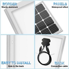 200 watt Solar Panel High Efficiency PV Module Power 200W Mono for 12/24V System