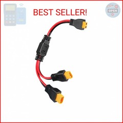 PAEKQ XT60 Y Splitter Cable 12AWG 1 Female to 2 Male Parallel Adapter,1FT