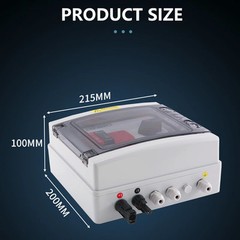 PV Combiner Box 1-in-1-out 1000V DC IP65 Waterproof Surge Lightning Protection