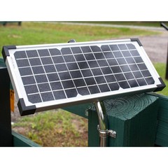 GHOST CONTROLS 10-Watt Premium Solar Panel Kit for Automatic Gate Openers