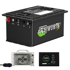 48V 100Ah Lithium LiFePO4 Battery Golf Cart BMS 10Year WARRANTY 15000 Deep Cycle