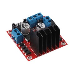 For L298N Dual H-Bridge DC Motor Driver Module with 5V Regulator Support