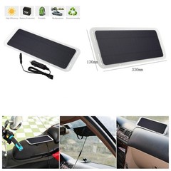12V 300mAh 5W Solar Panel Power Monocrystal Backup Charger For Car Boat Battery