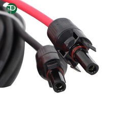 1 Pair (Black + Red) 4mm² Solar Cables Extension Cable Wire+Connector 12AWG 20M