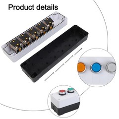 Assured 22mm Push Button Switch Control Box IP65 Rated for Water Resistance