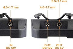 Trail Camera Solar Panel Solar Battery Charger Kit 12V/1A 6V/1.5A W/ Build-in
