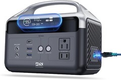 Portable Power Station 56000mAh 179.2Wh LiFePO4 Battery 2 AC 300W Fast Charge