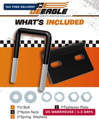 DEEAGLE Hitch Tightener Anti Rattle Stabilizer for 1.25″ to 2″ Trailer Hitches R