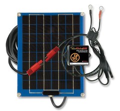 PulseTech SolarPulse SP-12 Solar Battery Charger Maintainer, 12 Watt, Blue