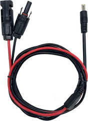 Solar Panel Connector to DC 8MM Adapter Cable, Compatible with Solar Connector