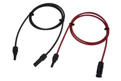 5 Ft 10 AWG Solar Wire Extensions with Weatherproof MC4 Connectors – 600V Rated