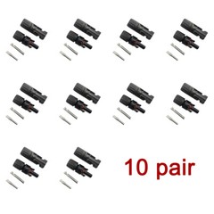 10 pair Solar Panel Photovoltaic Connectors Solar Cable Connectors 1000V 30A