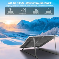 2 Sets Solar Panel Mount Brackets, 45inch Solar Panel Stands for Ground Roof …