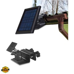 Weatherproof Gutter Mount for Ring Solar Panel- Adjustable Aluminum Alloy Out…