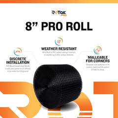 Critter Guard PRO – 8In X 100Ft Solar Panel Bird Prevention Roll Kit Pairs – Hea