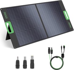 100W Portable Solar Panel Power Station Generator Waterproof Foldable 20V Solar