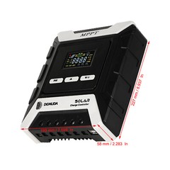 20-60A MPPT Solar Charge Controller Charger 12V/24V/48V with Color LCD Display