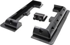 Solar Panel Mounting Brackets ABS Corner Bracket Kit 7PCS, Drill-Free Widely Use