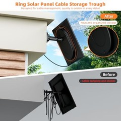 5W Solar Panel for Ring Camera – Compatible with Spotlight Cam 2 Pack
