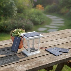 4-Pack Durable Mini Solar Panels for Projects – 6V/1W with Weatherproof Design