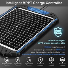 “` 12V Solar Battery Charger & Maintainer 20W Panel Trickle Charge “`