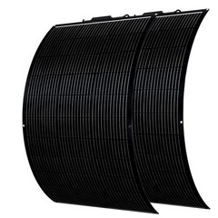 Flexible 300W Solar Panel Kit 2x150W Monocrystalline for RV Boat Van Cabin