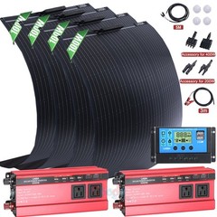 400W 200W Solar Panel Kit Power Inverter Battery Charger for RV Power Station
