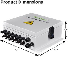 Waterproof Solar Combiner Box for 6 Strings – Enhanced Efficiency & Safety