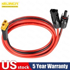 10 AWG XT60 Female to Solar Connector Solar Panel Extension Charging Cable