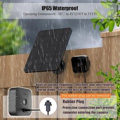 3 Pack Solar Panel Charger Blink Outdoor Camera W/ 360° Mount IP65 Waterproof US