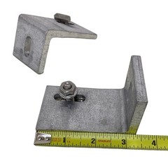Lot of 2 New Assembled Slotted L Foot Mill 461009 Mounting Brackets