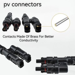 6PCS Mc4 Connectors for Parallel Connection Between Solar Panels (M/FF+F/MM),…