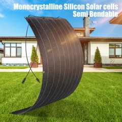 200W 400W Flexible Solar Panel Mono 18V Power Battery Charging for RV Camp Boat