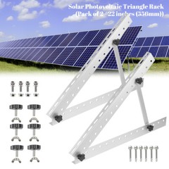 Solar Panel Tilt Mount Brackets Ground Roof Mounting System Solar Kit Adjustable
