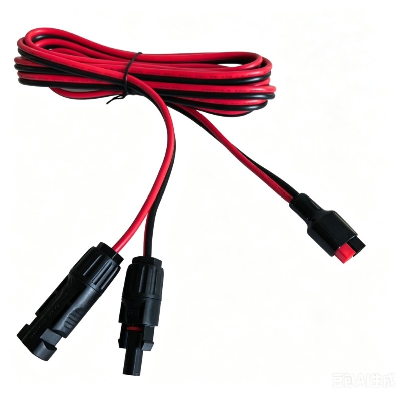 30A Battery Use Solar Cable for Outdoor Charging and Input Tasks